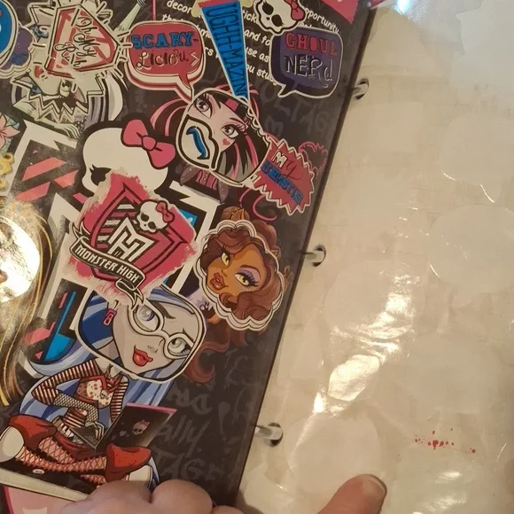 Moster High Lot Activity Book Valentine Cards Heart Stickers - Picture 3 of 3